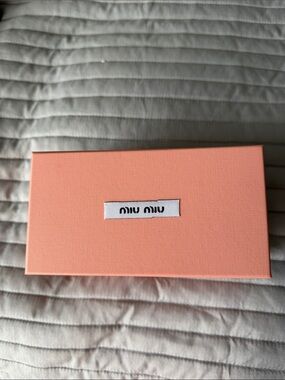 Miu Miu Coral Pink Signature Gift Box